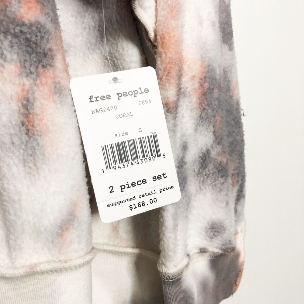 Free People Kelly Washed Tie Dye Sweatshirt Shorts - Picture 6 of 9